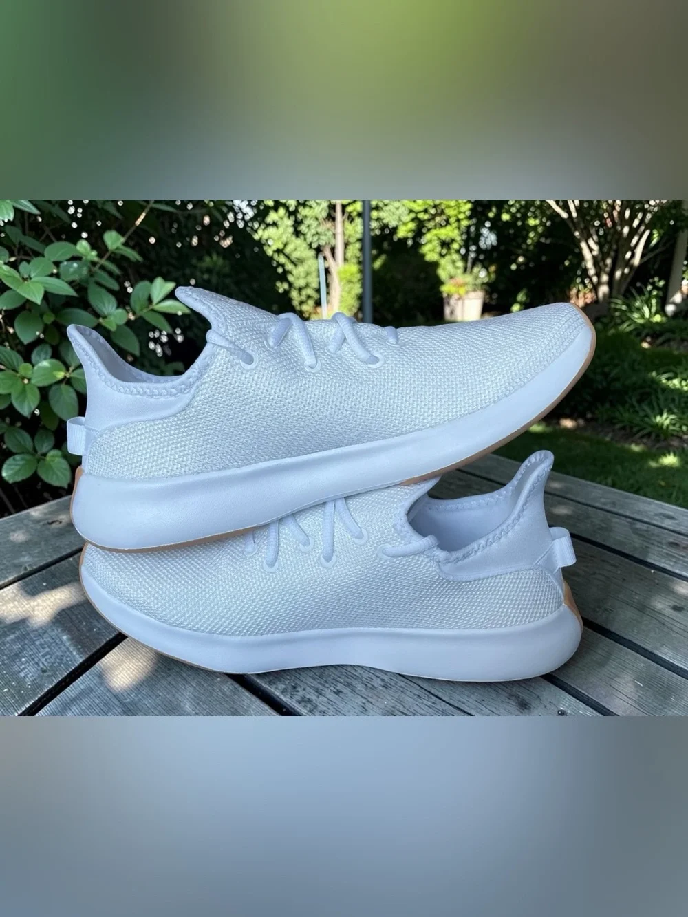 adidas Coudfoam Pure SPW White Knit Size 10 Women